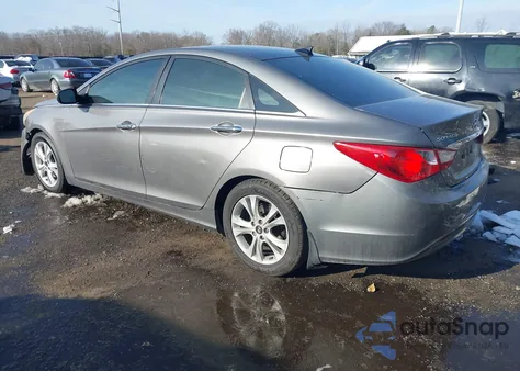 2012 Hyundai Sonata Limited из США, поврежденный, VIN 5NPEC4AC4CH414516